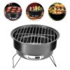 Outdoor Grill Stove Barbecue Stove Round Grill Stove Portable Barbecue Grill