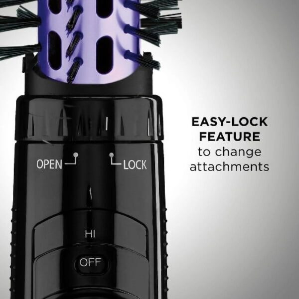 2-in-1 Hot Air Curling Combo, Includes 1.5