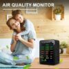 Indoor Air Quality Detector High-Precision Real-Time Portable 10-in-1 Monitor with Alarm Air Quality Tester Indoor B