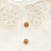 By Gerber Baby Girl Bubble Romper with Flutter Sleeves, Sizes 0/3 Months - 24 Months