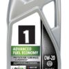 Advanced Fuel Economy Full Synthetic Motor Oil 0W-20, 5 Quart