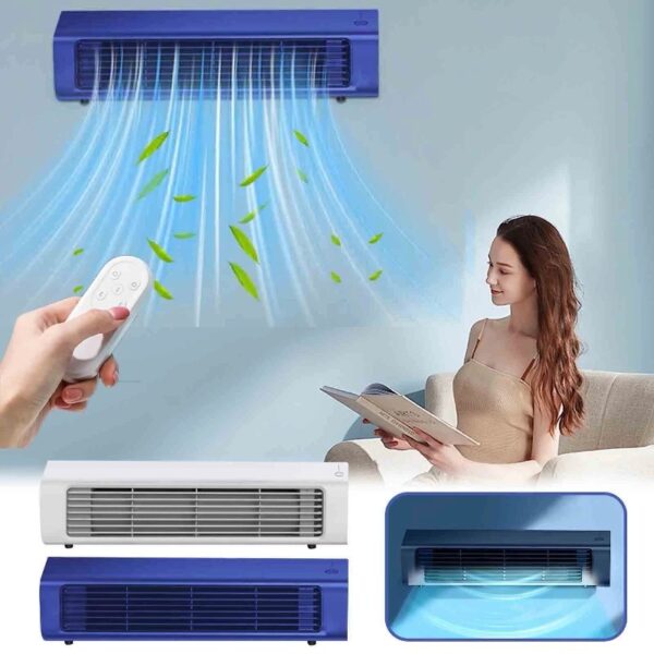 Wall Mounted Air Conditioner,Flat Wall Mounted Air Conditioner,Wall Air Conditioner,Heater and Fan Combo with Digital Display,Remote For Home/Office/Bedroom