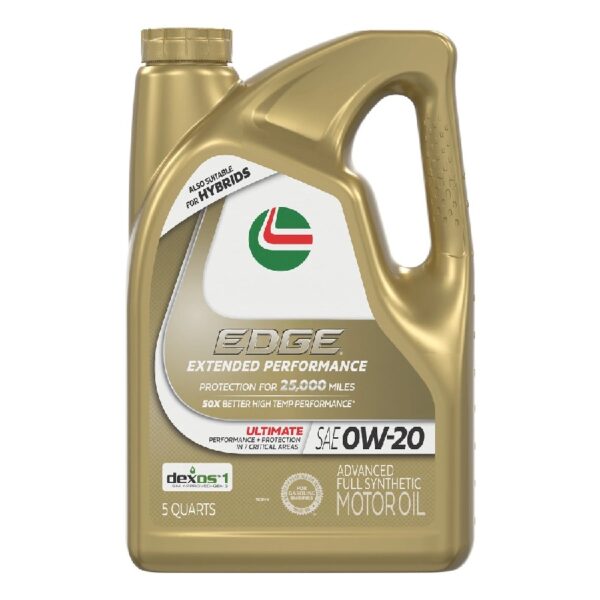 EDGE Extended Performance 0W-20 Advanced Full Synthetic Motor Oil, 5 Quarts