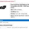 Front Left Driver Side Undercar Shield - Compatible with 2002 - 2006 Toyota Camry 2003 2004 2005