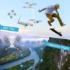 Drone with Dual 4K HD Cameras, FPV Foldable Drone for Kids Adults RC Quadcopter for Beginners with 2 Batteries and Carrying Case, Gray