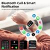 2025 New 1.85-inch Women's Smartwatch with Answer/Make Calls/120+Sports Modes/Two watch straps, IP68 Waterproof Fitness Tracker Fits for Android Iphone Devices（Gold Milan Steel Belt）