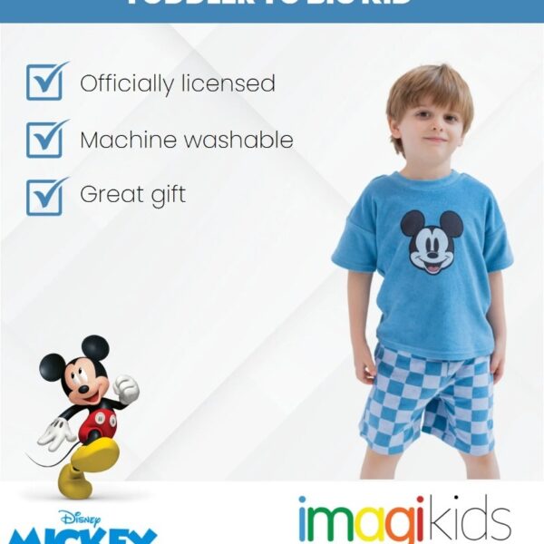 Mickey Mouse Little Boys T-Shirt and Shorts Outfit Set Toddler to Big Kid