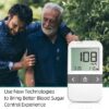 AGM-513S Blood Glucose Monitor Kit, 100 Glucometer Strips, 100 Lancets, 1 Blood Sugar Monitor, 1 Control Solution, Lancing Device and Carrying Bag, No Coding