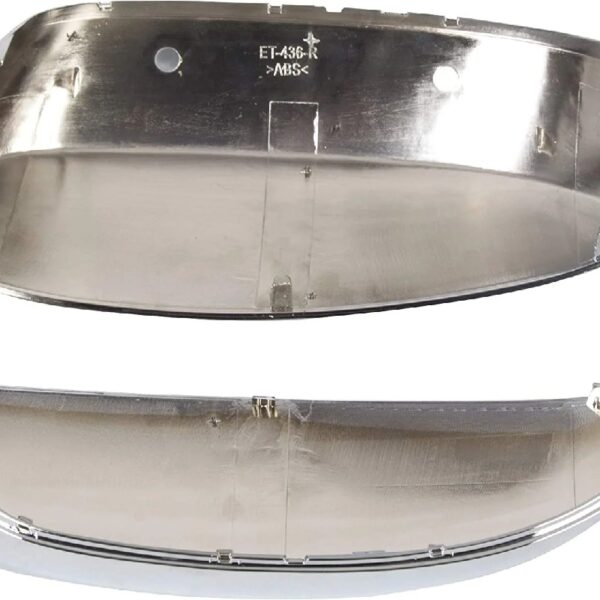 Pair Chrome Side View Upper Mirror Top Half Caps Fit for 2007-2014 Chevy Silverado GMC Sierra Avalanche Tahoe Suburban Left & Right