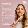 Black Series Electric Toothbrush - Rechargeable, 4 Modes, Travel Case, 8 Brush Heads