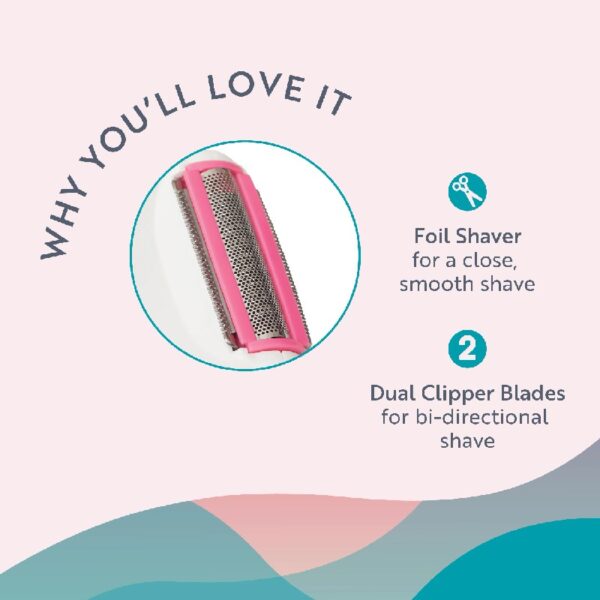 (3 pack) Electric Shaver, Female Electric Shavers, Battery Operated, Color and Pattern May Vary