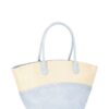 The Pioneer Woman Raffia Tote Bag with Floral Embroidery, Ivory, Women's
