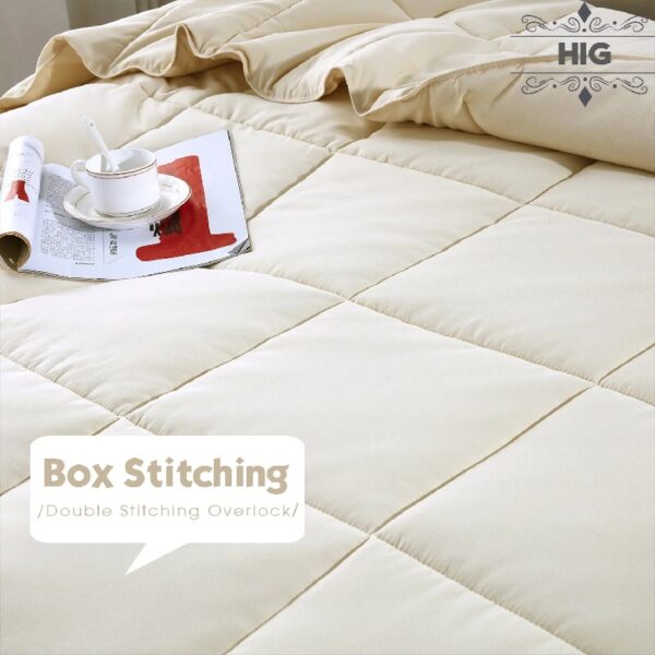 Light Weight Down Alternative Comforter Set, Queen, Green, Reversible