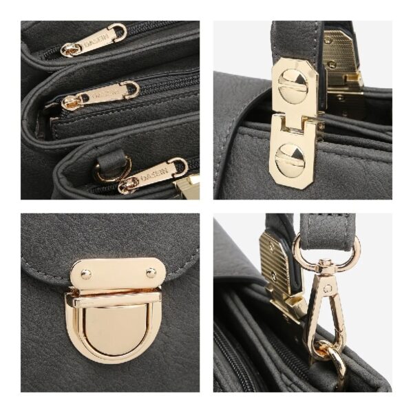 Women Satchel Handbags Top Handle Purse Medium Tote Bag Vegan Leather Shoulder Bag