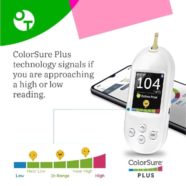 Verio Reflect Blood Glucose Meter | Blood Glucose Monitoring System Includes Blood Sugar Meter, Lancing Device and 10 Sterile Lancets