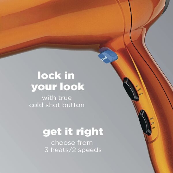 1875W AC Hair Dryer, Salon Performance, Orange