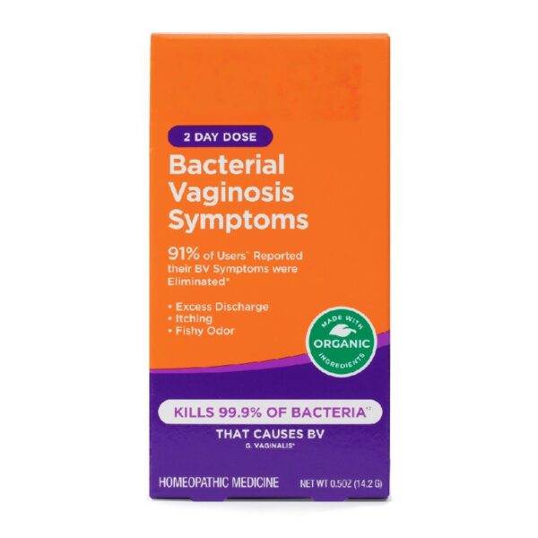Bacterial Vaginosis Symptoms Ointment, 2 Day Dose