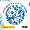 M&M'S It's A Boy Milk Chocolate Candy, Baby Shower or Gender Reveal Candy, 2lb Resealable Bulk Bag