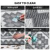Outdoor Rug 5'x8' Waterproof Reversible Patio Rug Modern Lightweight Plastic Straw Indoor Outdoor Rug for RV Camping Deck Balcony Porch Boho Patio Decor Outdoor Carpet Brown and Beige