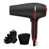 Smoothstay Coconut Oil-Infused Ceramic Hair Dryer with Diffuser, Black