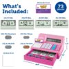 Pretend and Play Calculator Cash Register, Pink Ages 3 and Up