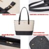 Sendfen Handbags for Women Shoulder Bags Tote Satchel Hobo 4pcs Purse Set