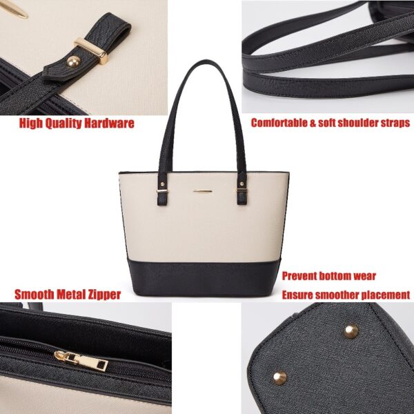Sendfen Handbags for Women Shoulder Bags Tote Satchel Hobo 4pcs Purse Set