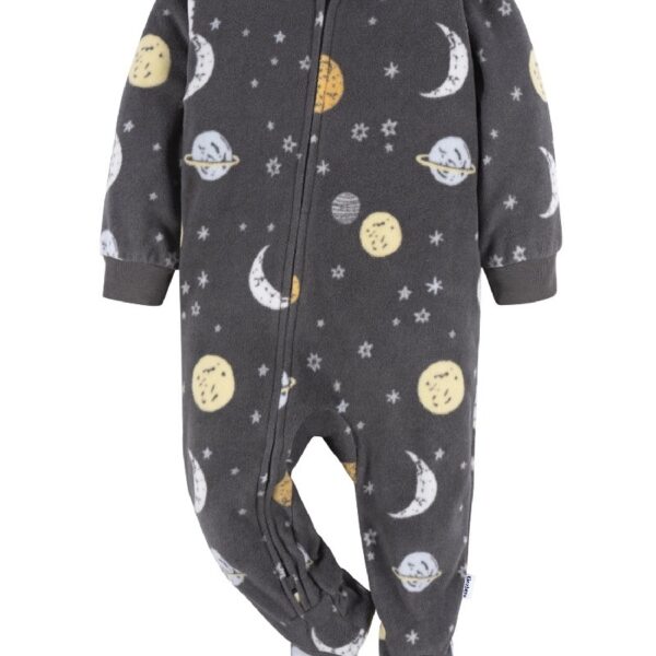 Baby and Toddler Neutral Microfleece Blanket Sleeper Pajamas, 3-Pack, Sizes 0/3M-5T