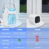 Portable Air Conditioners Fan, 4-IN-1 with 700ML Wide-Mouth Tank, 3 Speeds & 2 Mist Modes, 7-Color RGB Mood Light, Touch Control, 2-6H Timer, PU Handle, for Home, Office, Camping, Car,Yoga