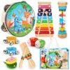 Baby Music Toys Child Educational Wooden Musical Instruments for Kids Birthday Toddler Toy