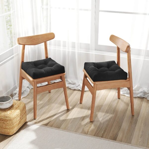 2 PCS 21'' x 21'' Patio Chair Seat Cushion Pads Indoor/Outdoor Turquoise
