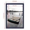 11 x 14 5-in-1 Wood Picture Frames Set-11x14 Matted to 8x10 Wall Frames, Black