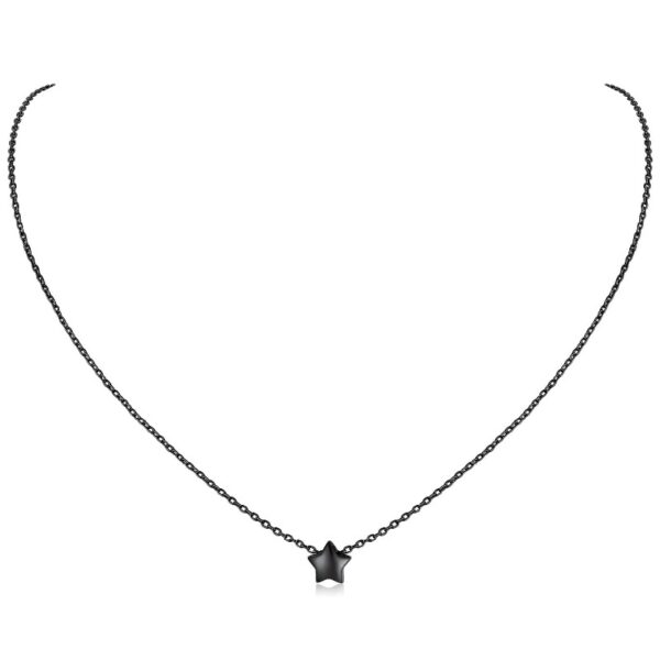 Dainty Heart Necklace Sterling Silver Charm Necklace Pendant Jewelry Gift for Women Mom