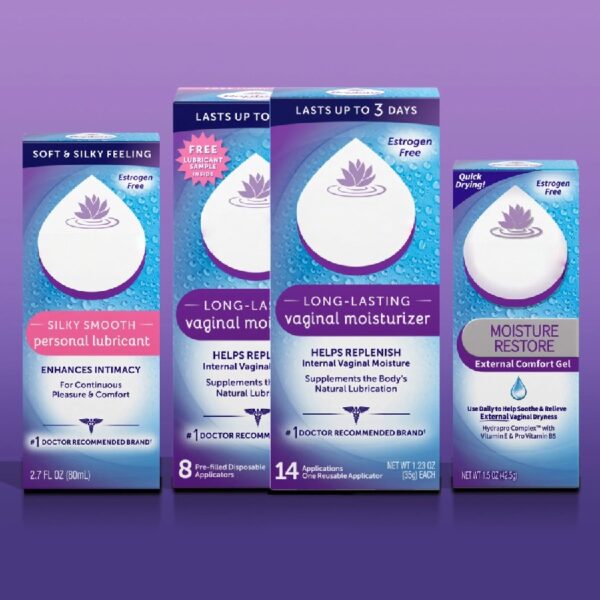 (3 pack) Moisturizer, External Comfort Gel for External Vaginal Dryness, 1.5 oz