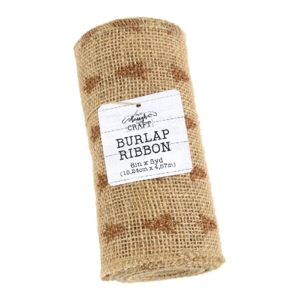 Love, Laugh, Craft Jute Burlap Roll Precut, 6