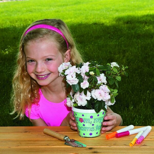Color Your Own Flower Pos - Mother's Day, Mom Gifts - Great for Class Packs and Art Projecs for Camp and After School Activities