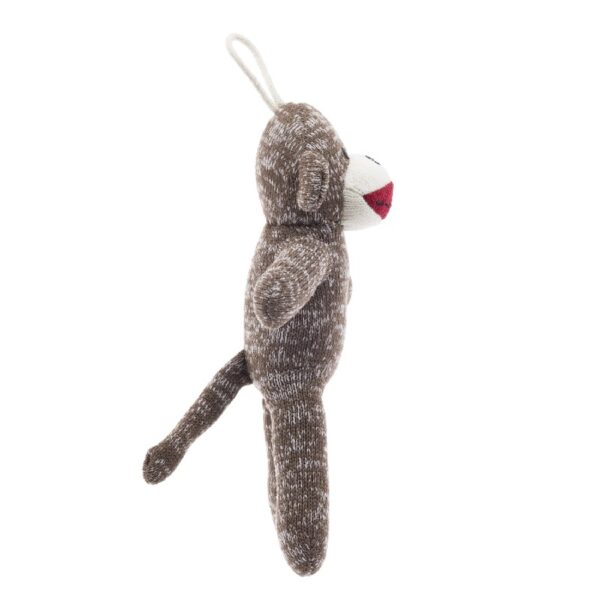 (4 pack) Vibrant Life Cozy Buddy Sock Monkey Dog Toy, Chew Level 1