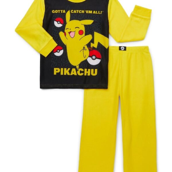 Spiderman Boys Long Sleeve Top and Pants Pajama Set, 2-Piece, Sizes 4-12