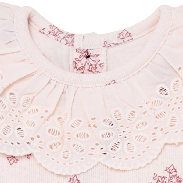 By Gerber Baby Girl Bubble Romper with Flutter Sleeves, Sizes 0/3 Months - 24 Months