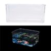 WINDLAND Clear Fish Habitat for Aquatic Pets Salamanders and Plant Life