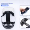 Elite Strap Battery 10000mAH for Meta Quest 2 Extend 8hrs Playtime, Replacement for Elite Head Strap