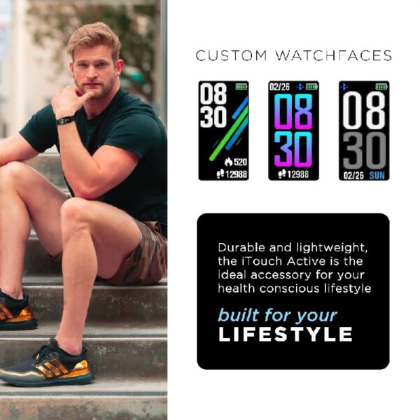 Active Tie Dye Unisex Adult Smartwatch 500206b-51-tdp