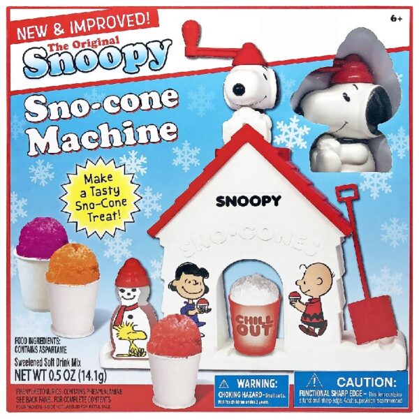 Cra-Z- Art's Original Peanuts Snoopy Sno-Cone Maker with Included Flavor Pack - Ages 6 and up - Multi-colored/Plastic