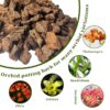 Orchid Barks Organic New Zealand Pine Bark for Orchids Bark Potting Mix Natural New Zealand Pinus Radiata Bark Medium Chips 8-15mm 4 quart Orchid Potting Bark