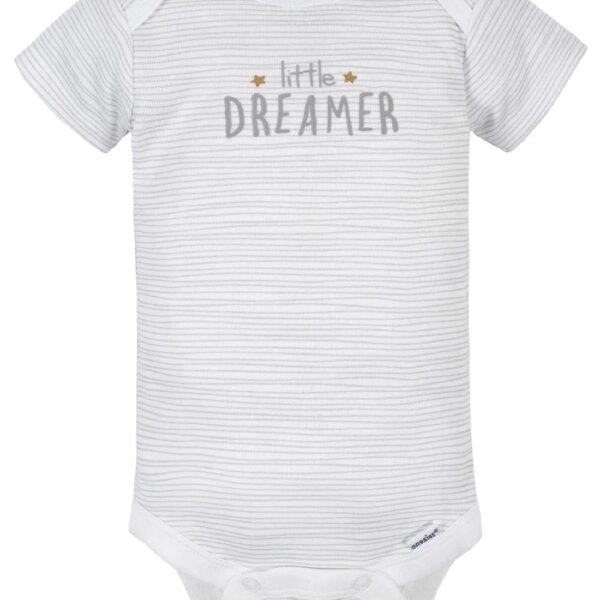 Assorted Short Sleeve Onesies Bodysuits, 8pk (Baby Boy or Baby Girl Unisex)
