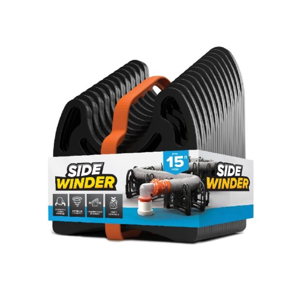 Sidewinder Camper RV Sewer Hose Support - Plastic, Multicolor, 15-Foot (43041)