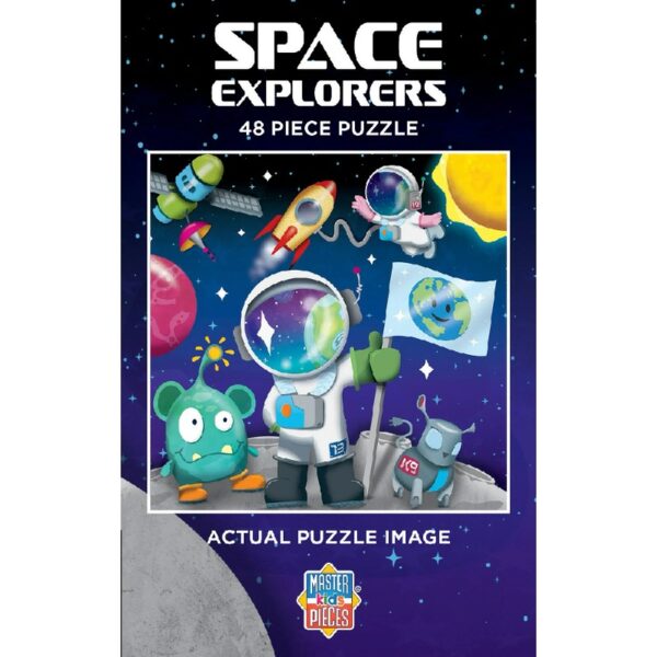 ( 2 Pack ) Space 48 Pieces Interlocking Jigsaw Puzzle for Kids