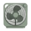 (2 pack) Mainstays 9-inch Box Indoor Comfort Personal AC Electric Fan, 3 Speeds, Black