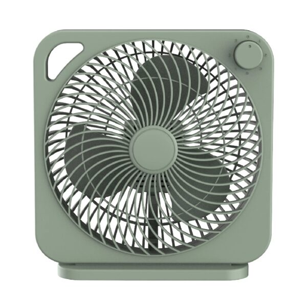 fcb2f87c0f11423bba6eb332018aca83 (2 pack) Mainstays 9-inch Box Indoor Comfort Personal AC Electric Fan, 3 Speeds, Black