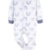 Baby and Toddler Neutral Microfleece Blanket Sleeper Pajamas, 3-Pack, Sizes 0/3M-5T